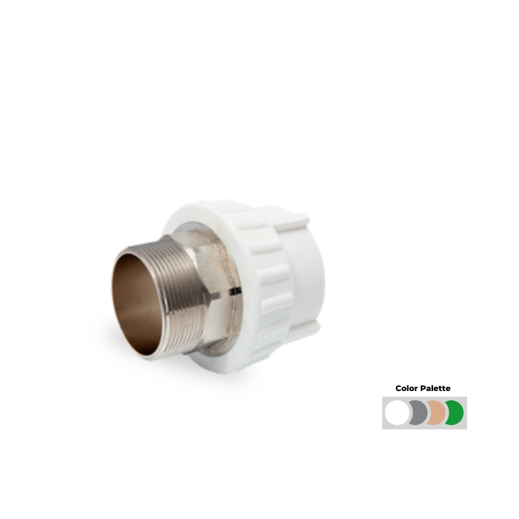 PP-R Dış Dişli Anahtar Ağızlı Rakor